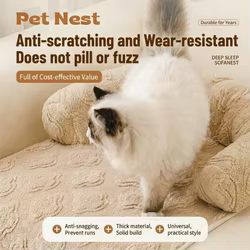 Protector de sofá antideslizante, lavable, para perros y gatos