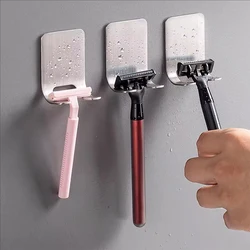 Soporte maquinilla de aseo inox para gato y perro, organizador de baño