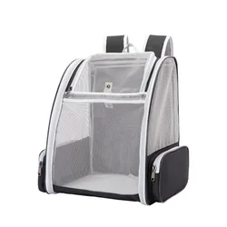 Bolsa de transporte transparente para perros y gatos, gran capacidad