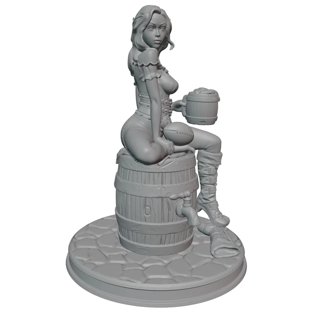 Miniatura en resina sin pintar lista para ensamblar