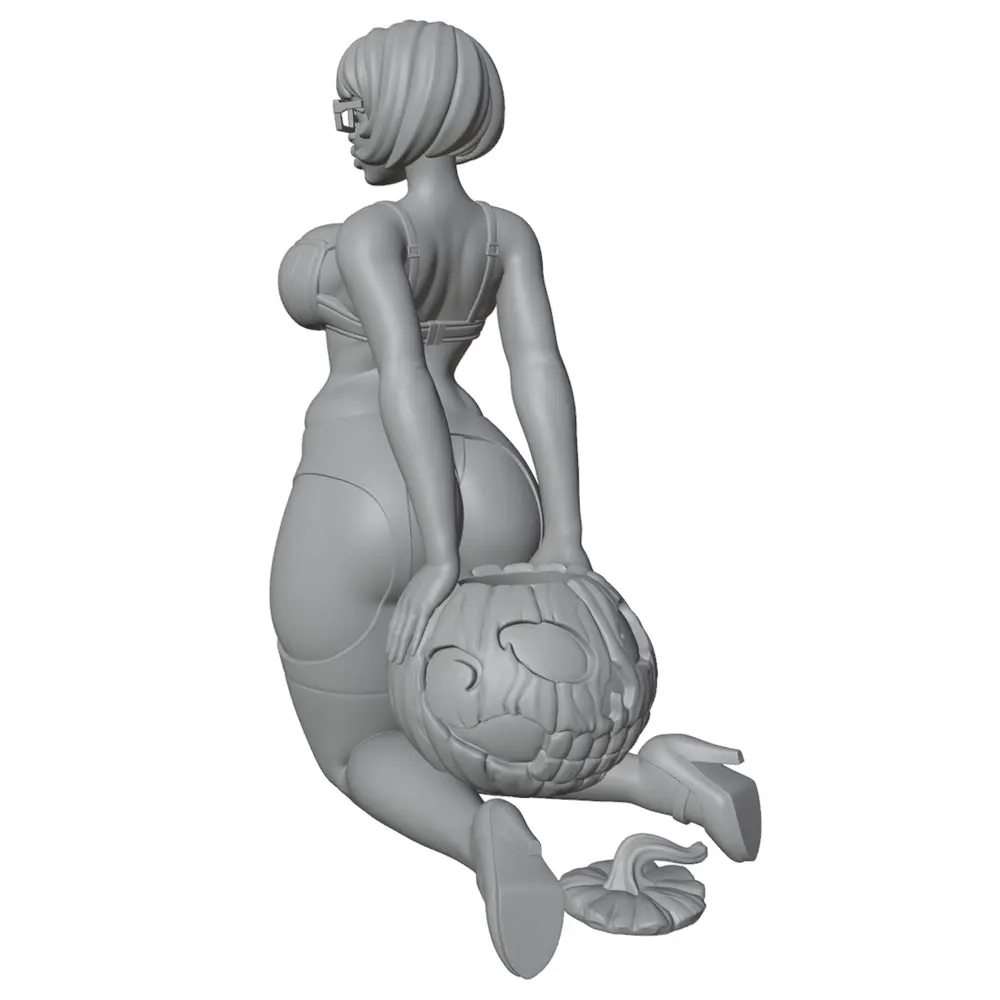 Figura de resina en miniatura sin pintar, estatua decorativa - imagen 3