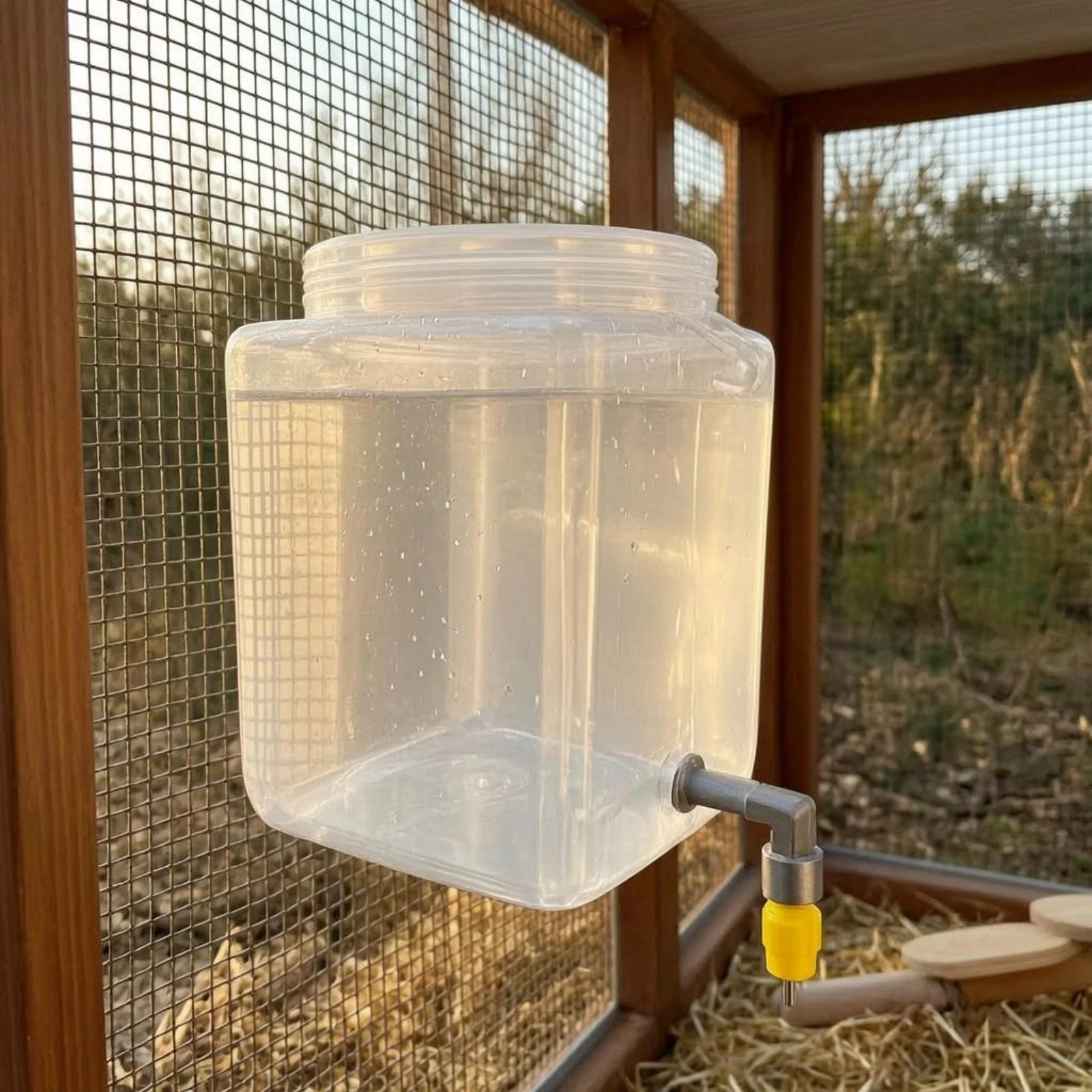 Bebedero para pájaros con boquilla angulada, fácil de limpiar - imagen 3