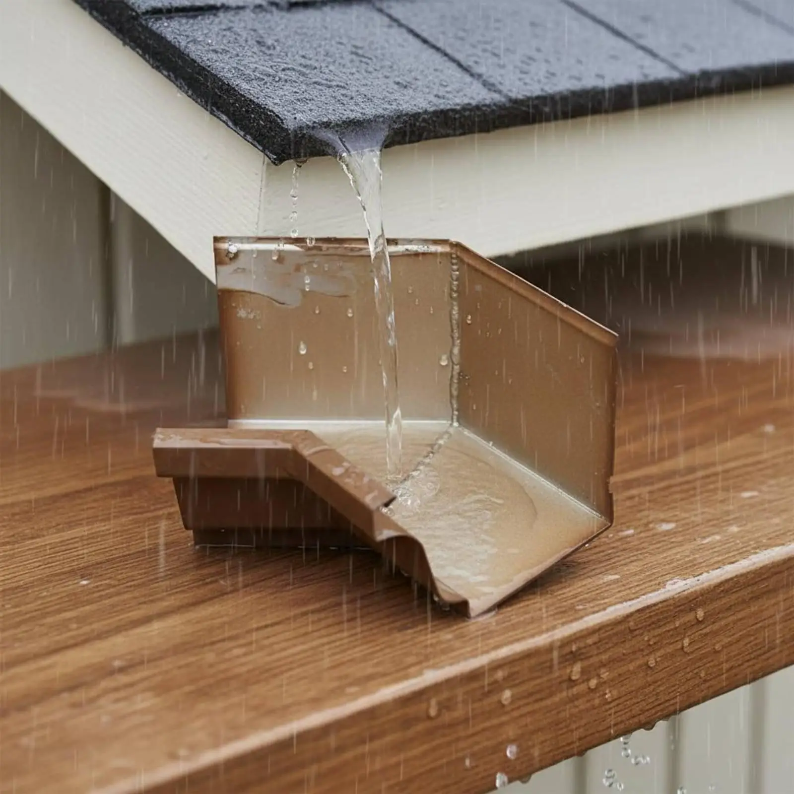 Kit de Canalización Metálica para Techo - Drenaje Agua Lluvia - imagen 4