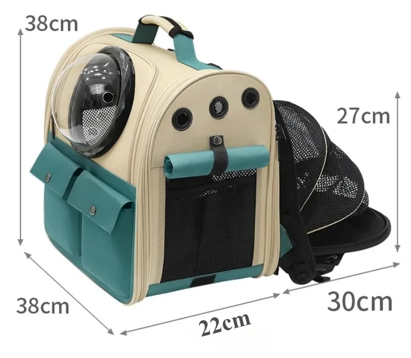 Mochila para gatos con ventilación