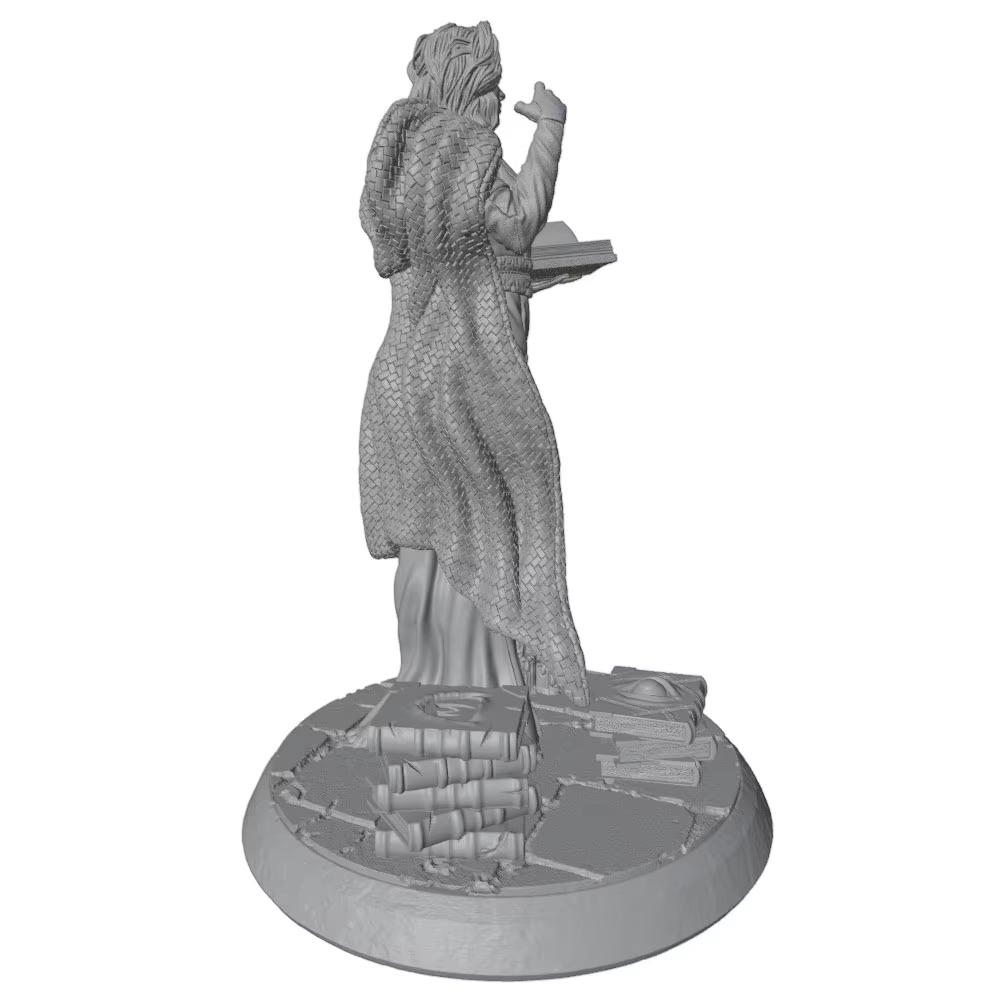 Kit de resina para muñeca gris en 3D para montar sin pintar - imagen 3