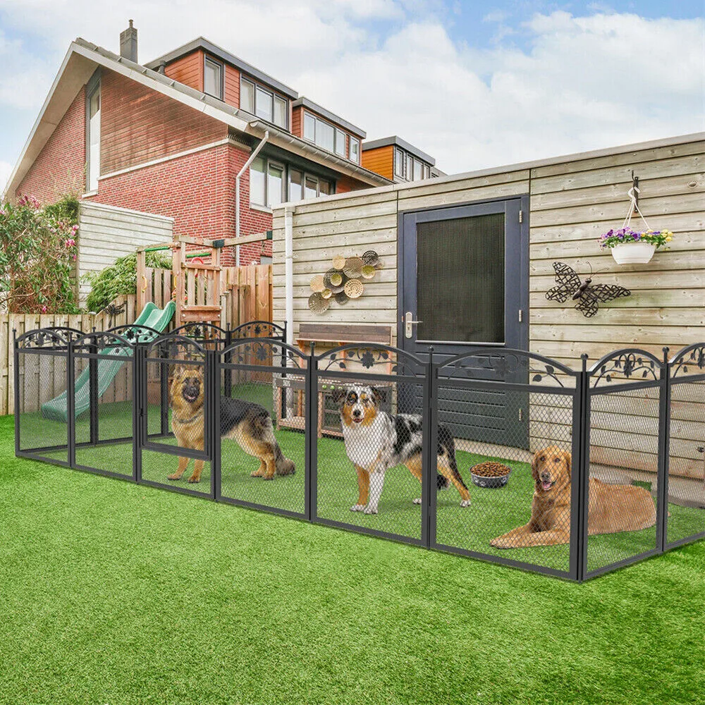 Corral de 8 paneles para perros resistente para ejercicio y partos - imagen 2