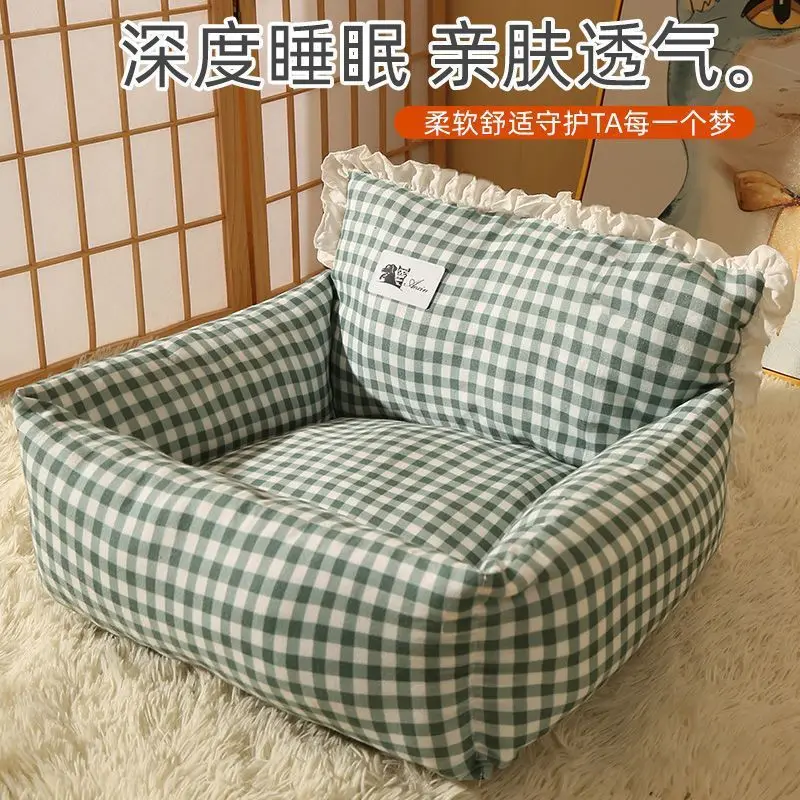Cama sofá estilo princesa para gatos y perros pequeños - imagen 4
