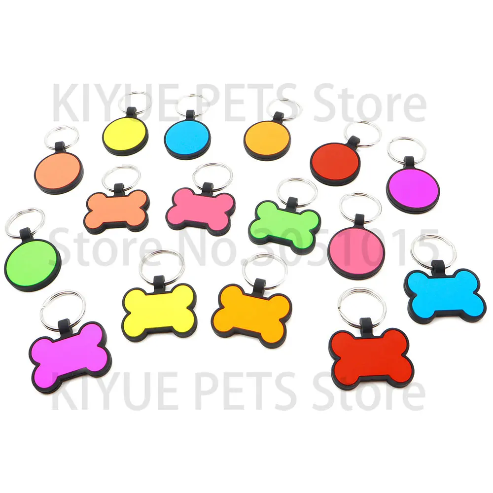Placa identificativa para perros y gatos con llavero metálico - imagen 2