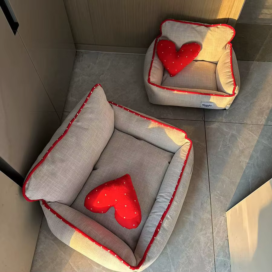 Cama nido para perros pequeños y medianos – Sofá desmontable y lavable - imagen 3