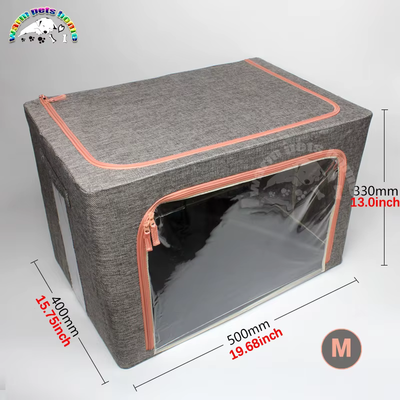 Jaula veterinaria plegable para animales pequeños y medianos