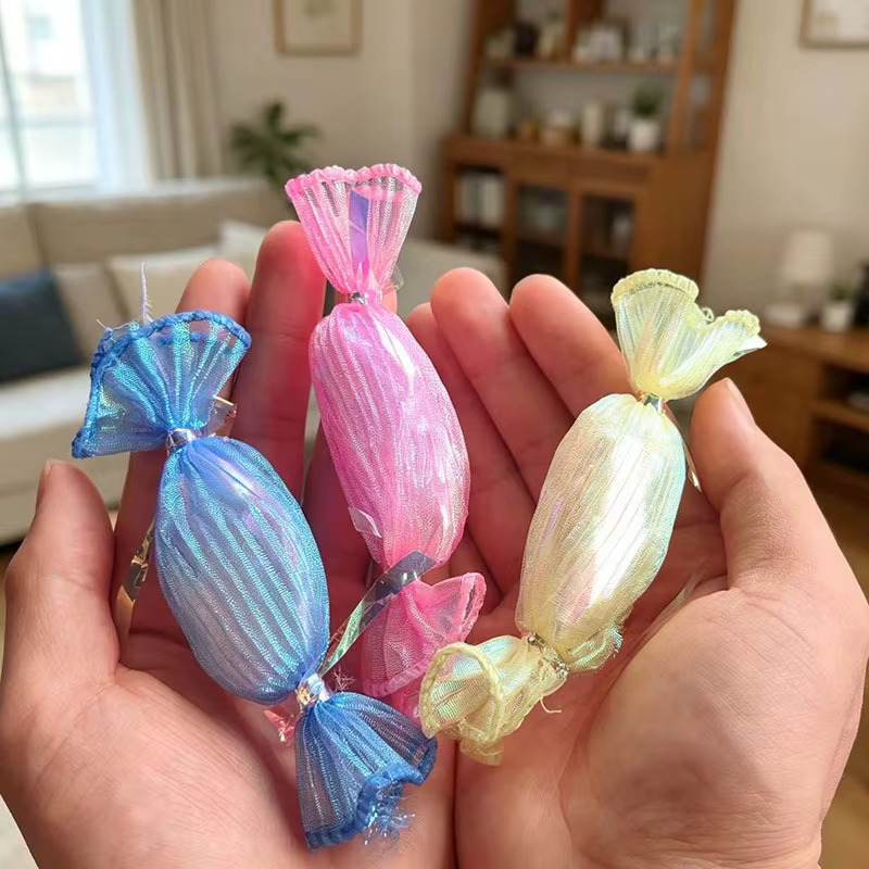 Set de 3 varitas de plumas para gatos