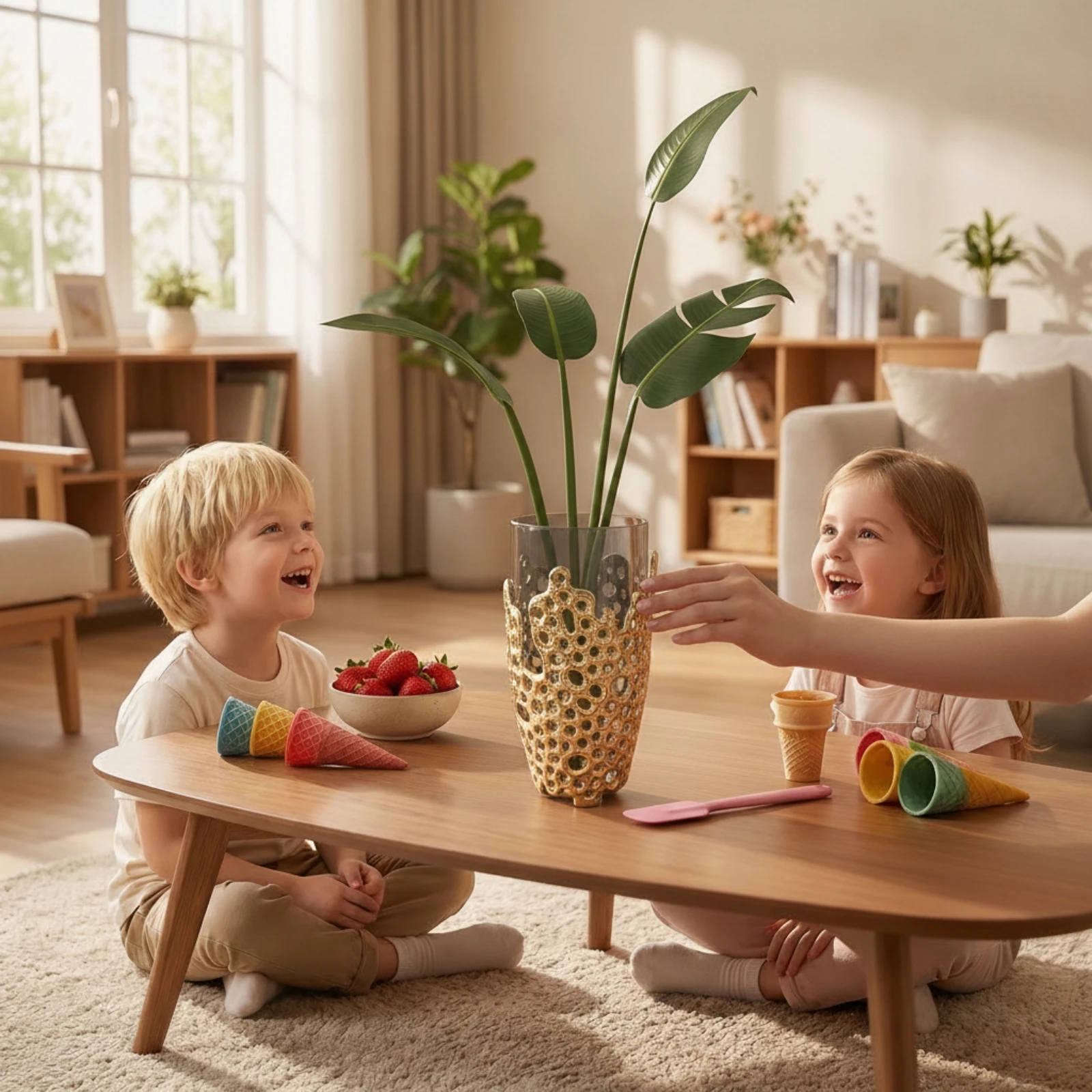 Jarrón Decorativo Nórdico para Hogar – Pieza Escultural Moderna de Mesa - imagen 2