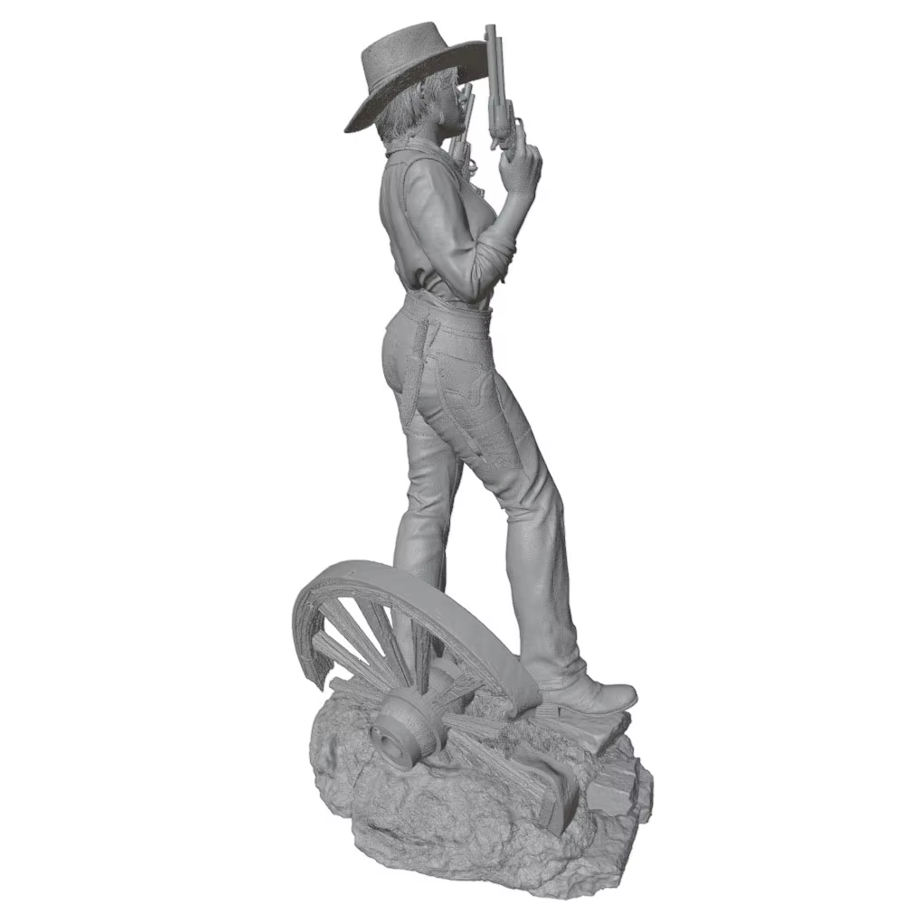 Kit de maqueta 3D en gris sin montar – Figura para gatos y perros - imagen 2