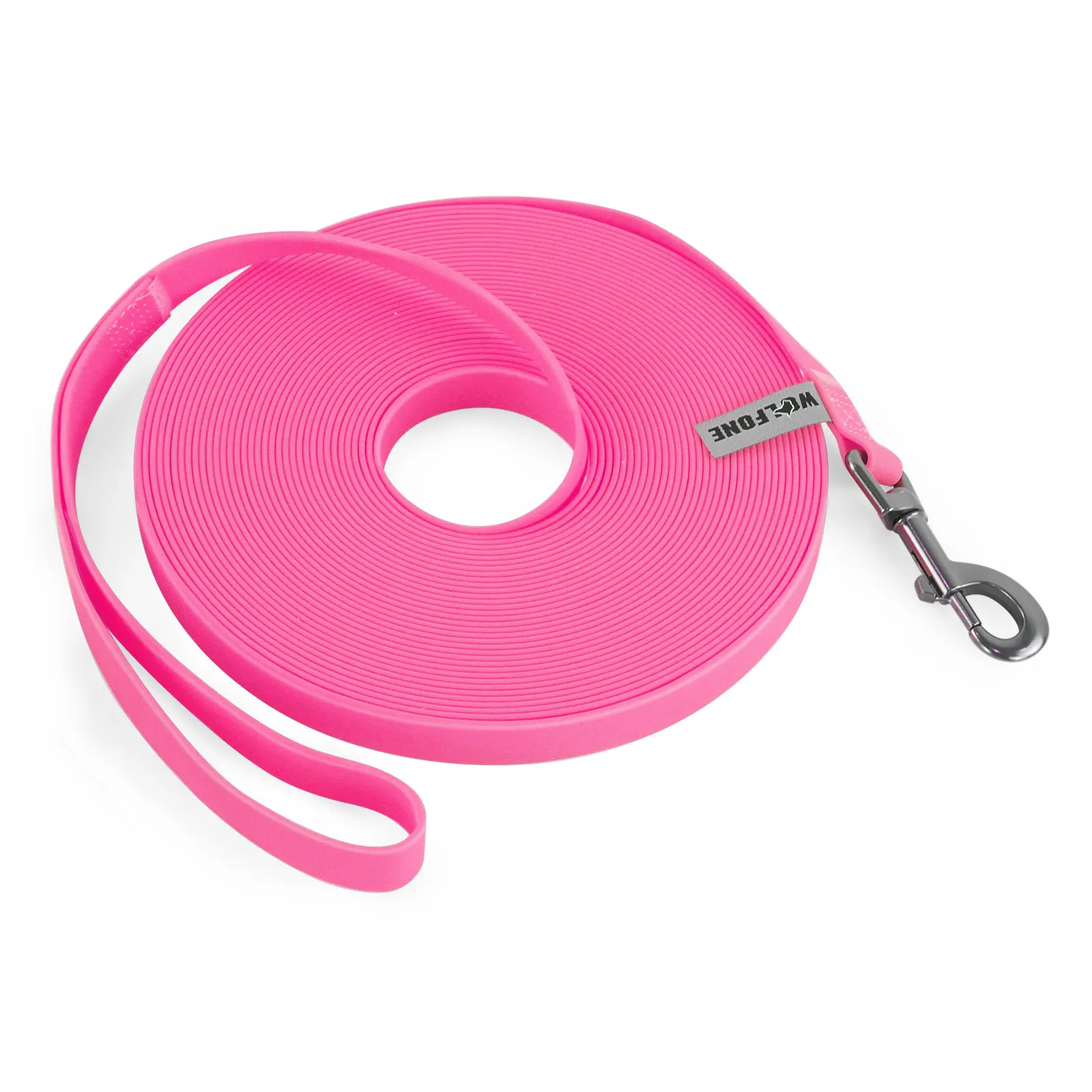 Correa larga de PVC para perros, impermeable y resistente
