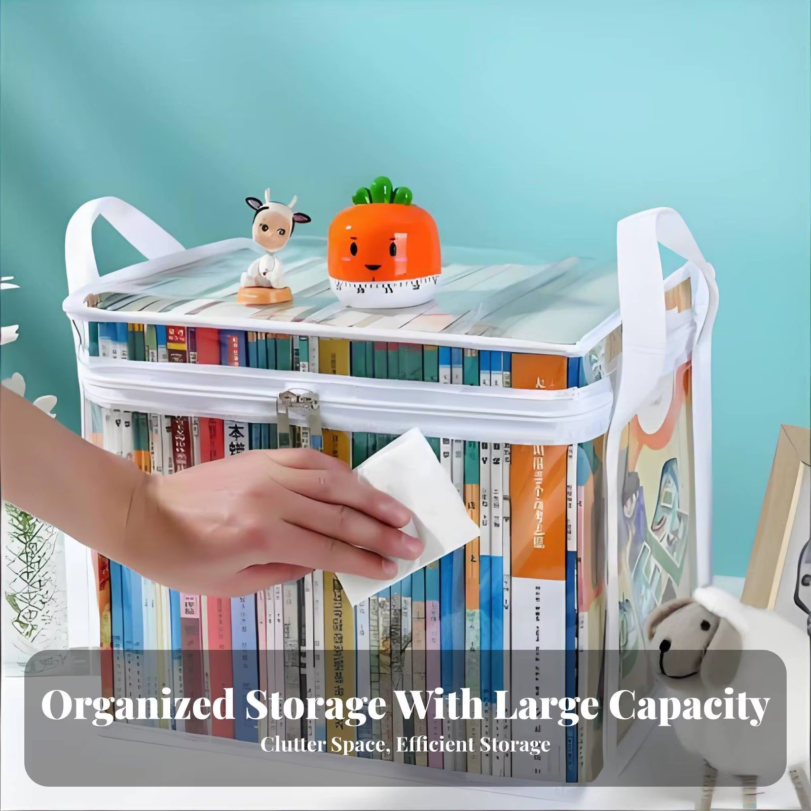 Caja organizadora plegable para accesorios de mascota - imagen 5