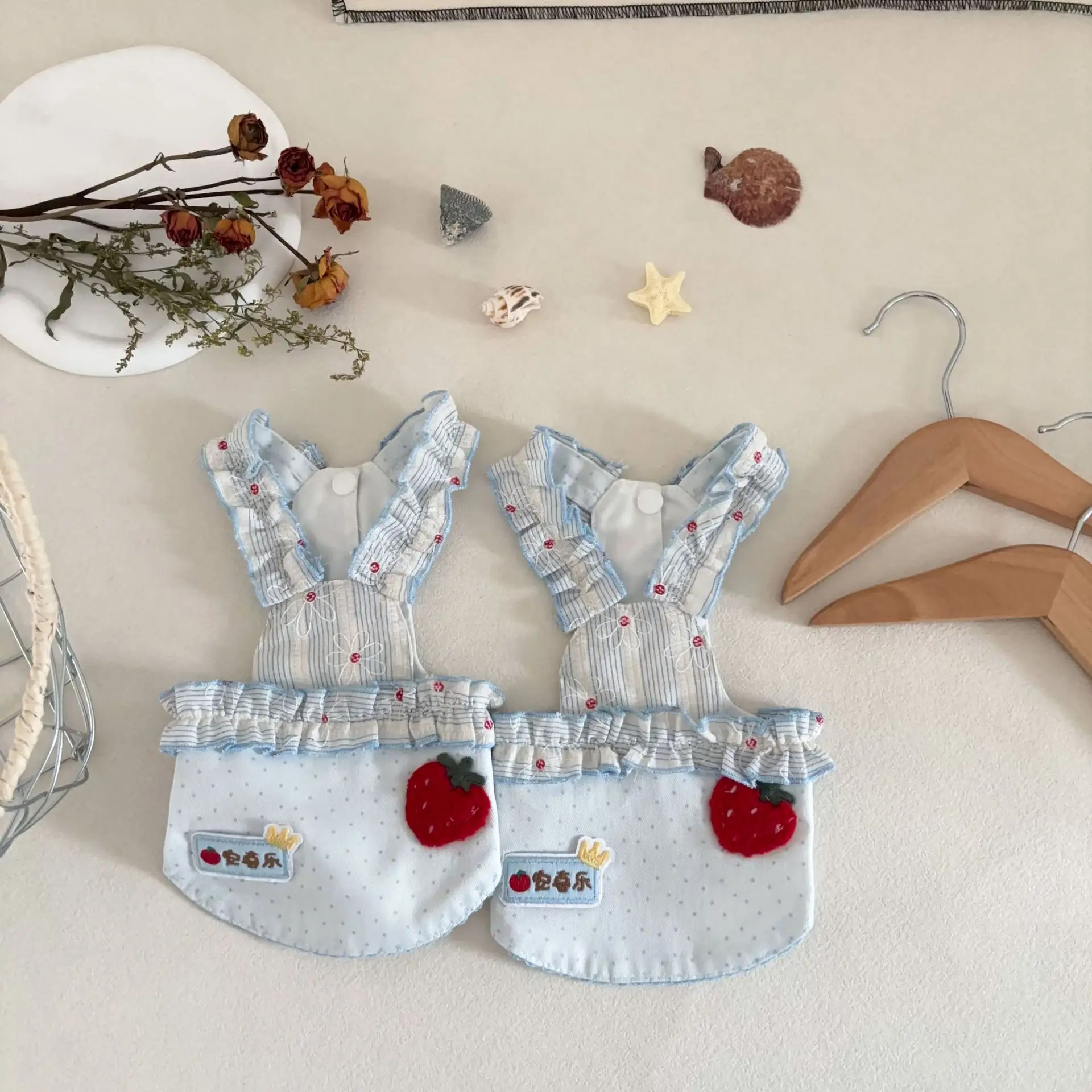 Falda con tirantes para perros y gatos pequeños, falda de verano con volantes - imagen 3
