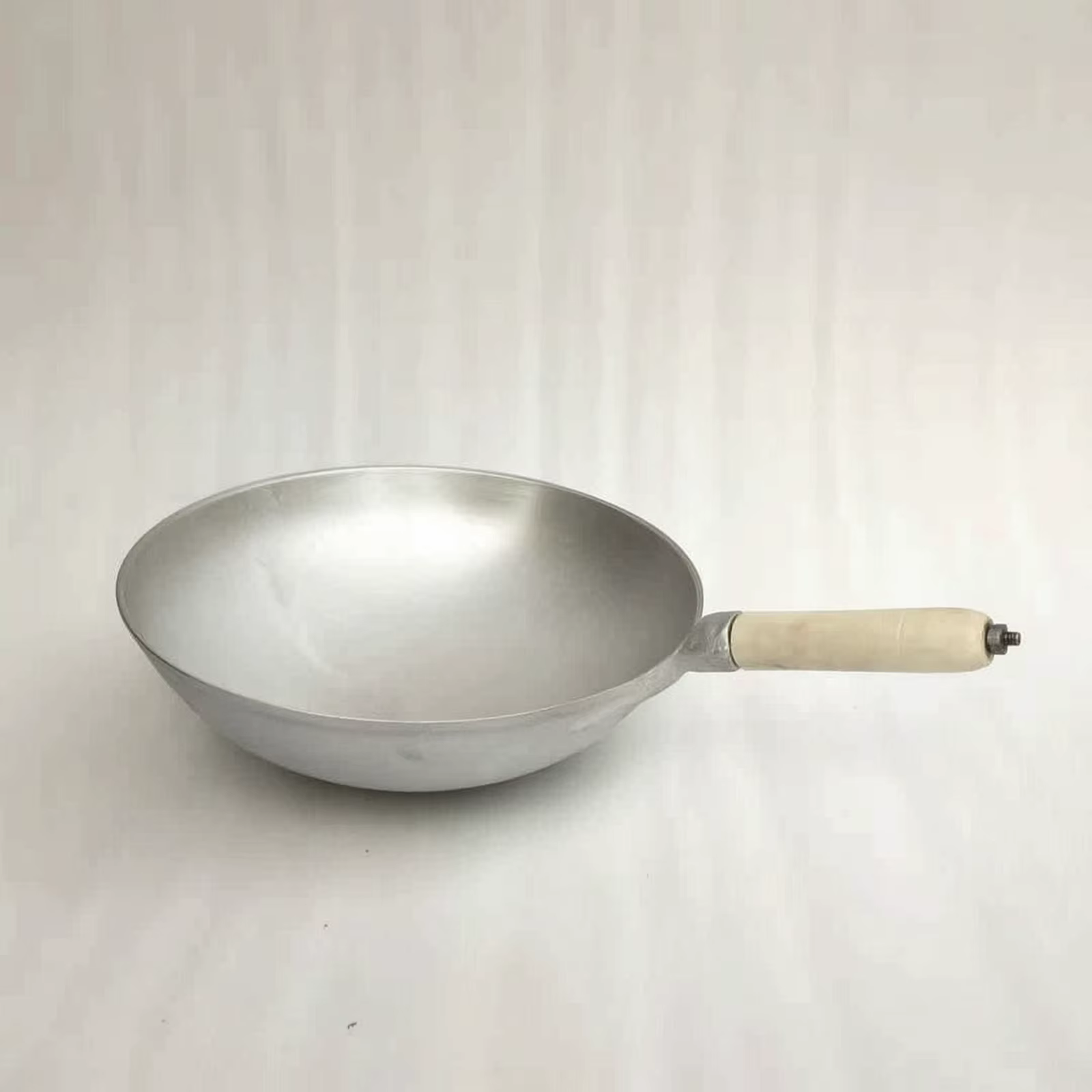 Wok de Aluminio sin Recubrimiento – Sartén para Saltear, Hecho a Mano - imagen 2