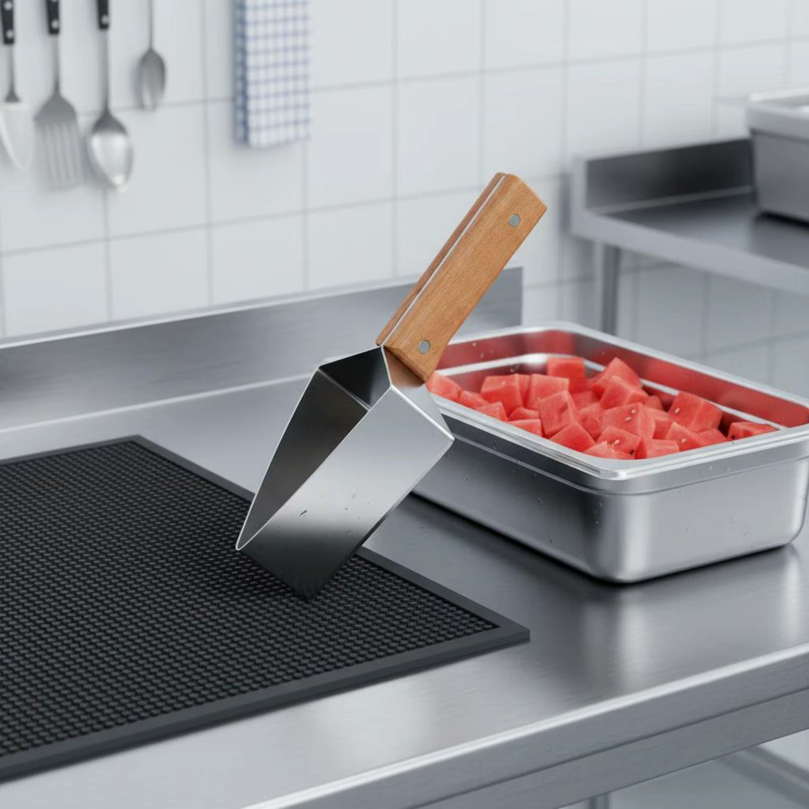 Cuchillo Corta Sandía Acero Inoxidable con Dientes – Utensilio Cocina - imagen 4