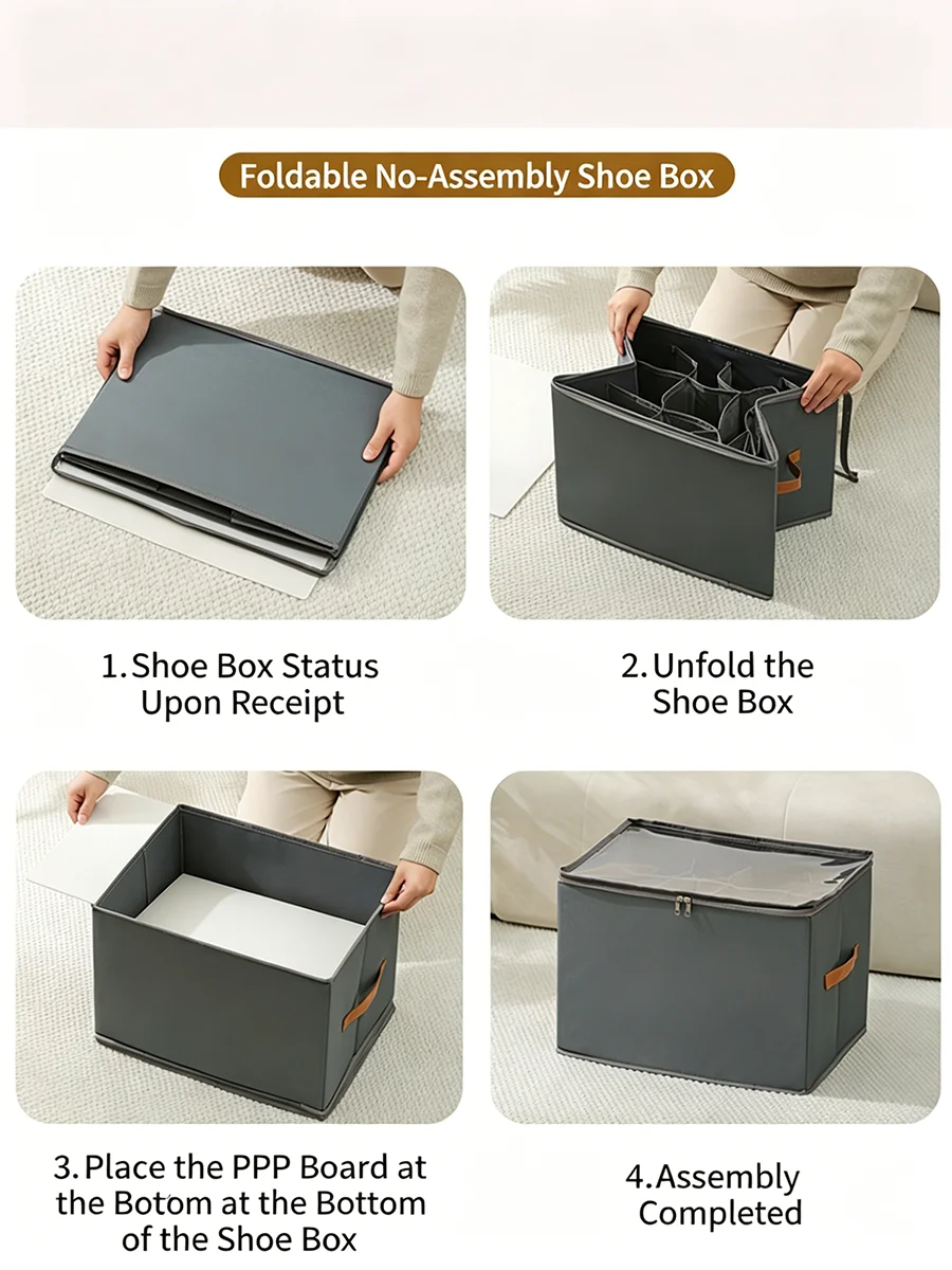 Bolsa de almacenamiento plegable con asas