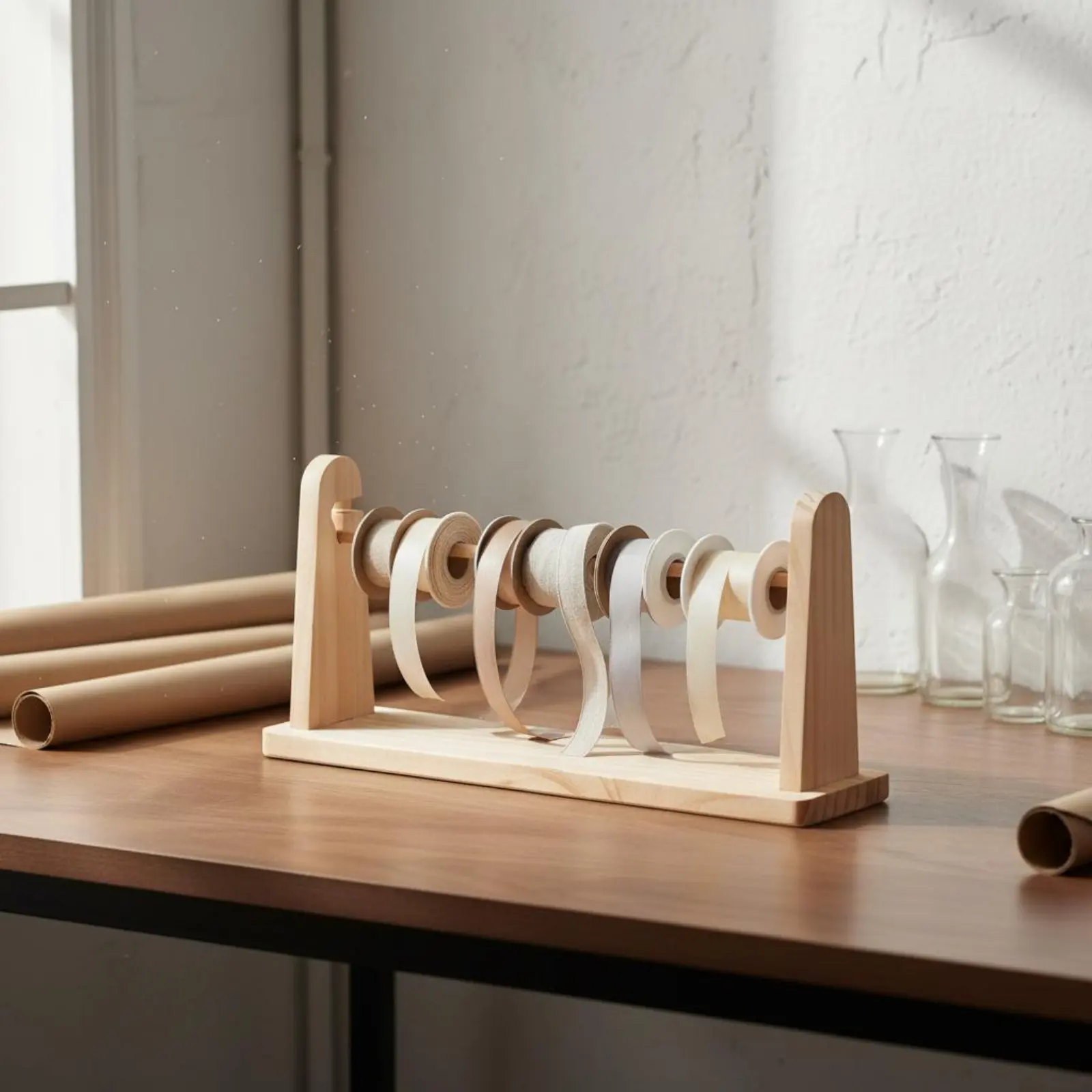 Organizador de hilos de madera para gatos y perros, estante multi-niveles - imagen 4