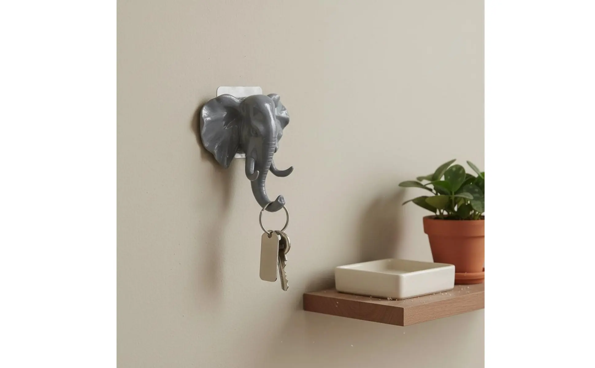 Gancho decorativo de pared para baño y entrada