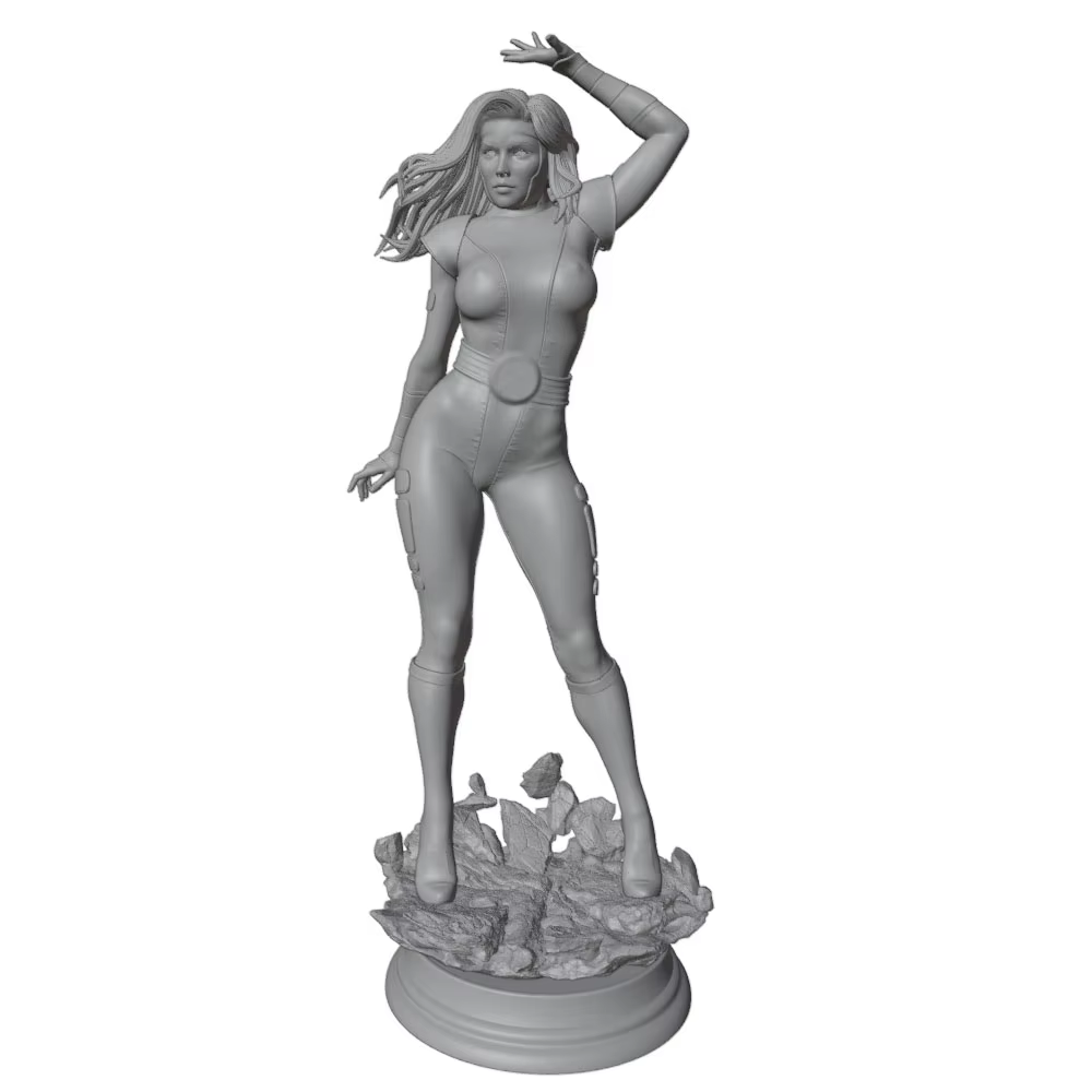 Kit de modelos de resina DIY gris 3D, sin pintar ni montar - imagen 3