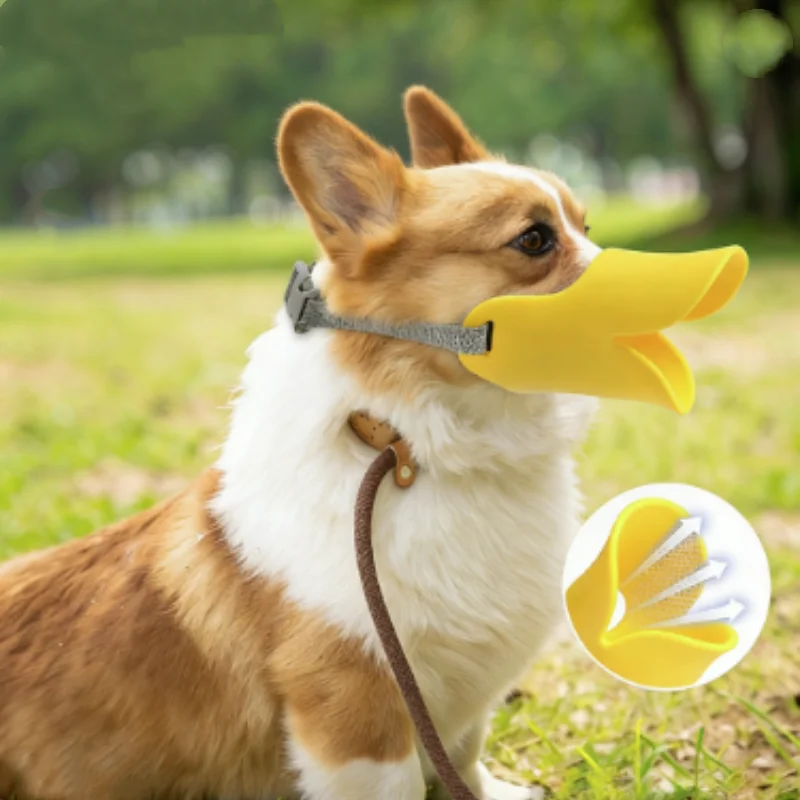 Bozal de silicona ajustable para perro – Antimordeduras - imagen 5