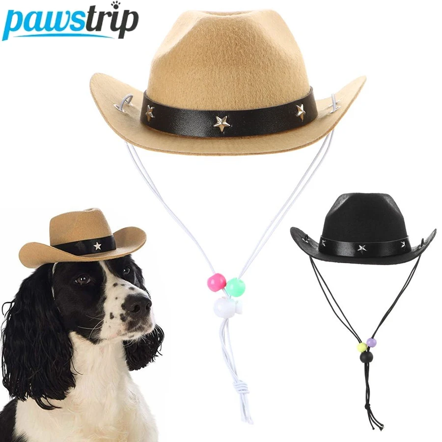 Sombrero vaquero ajustable para perros y gatos – gorra cómoda - imagen 5