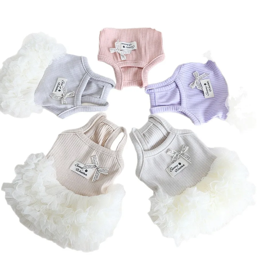 Ropa para gatos y perros: Falda de malla con volantes – Verano - imagen 4