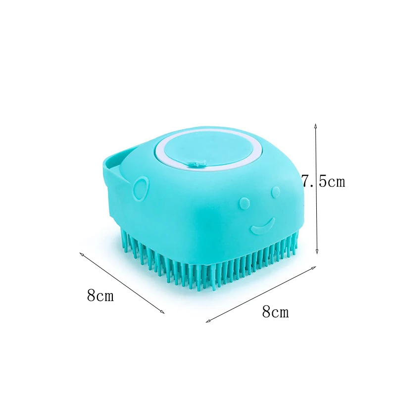 Cepillo de baño silicona con dispensador de champú para gatos y perros - imagen 4