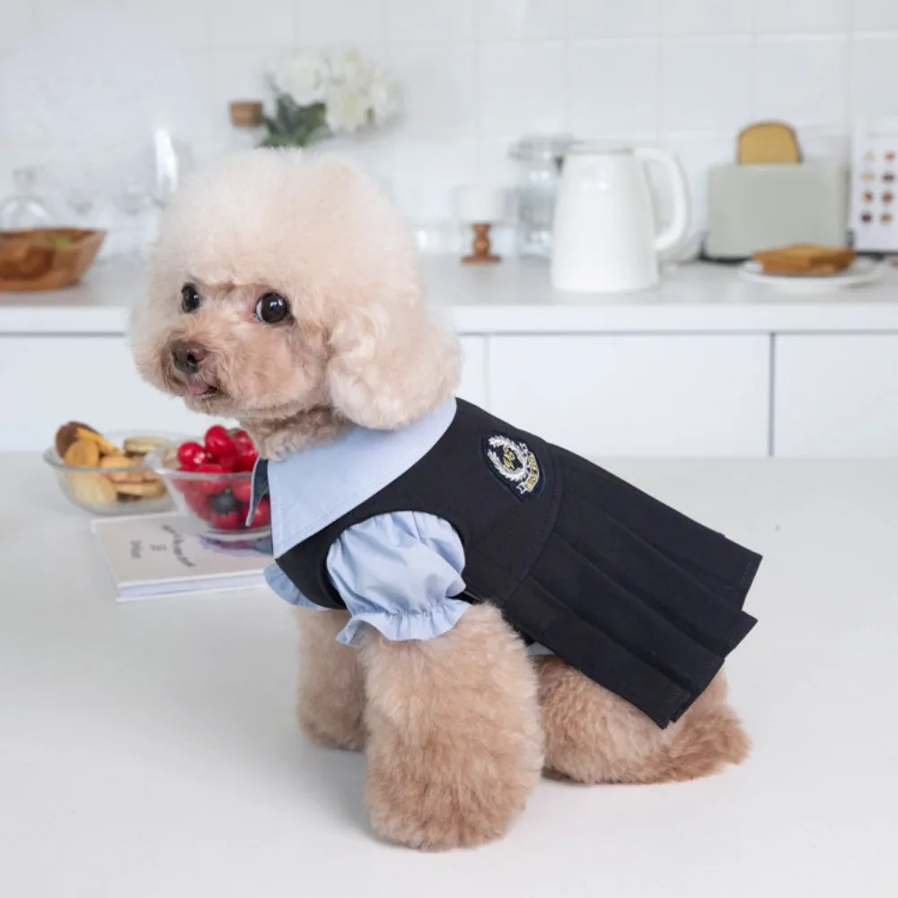 Ropa para gatos y perros en estilo escolar
