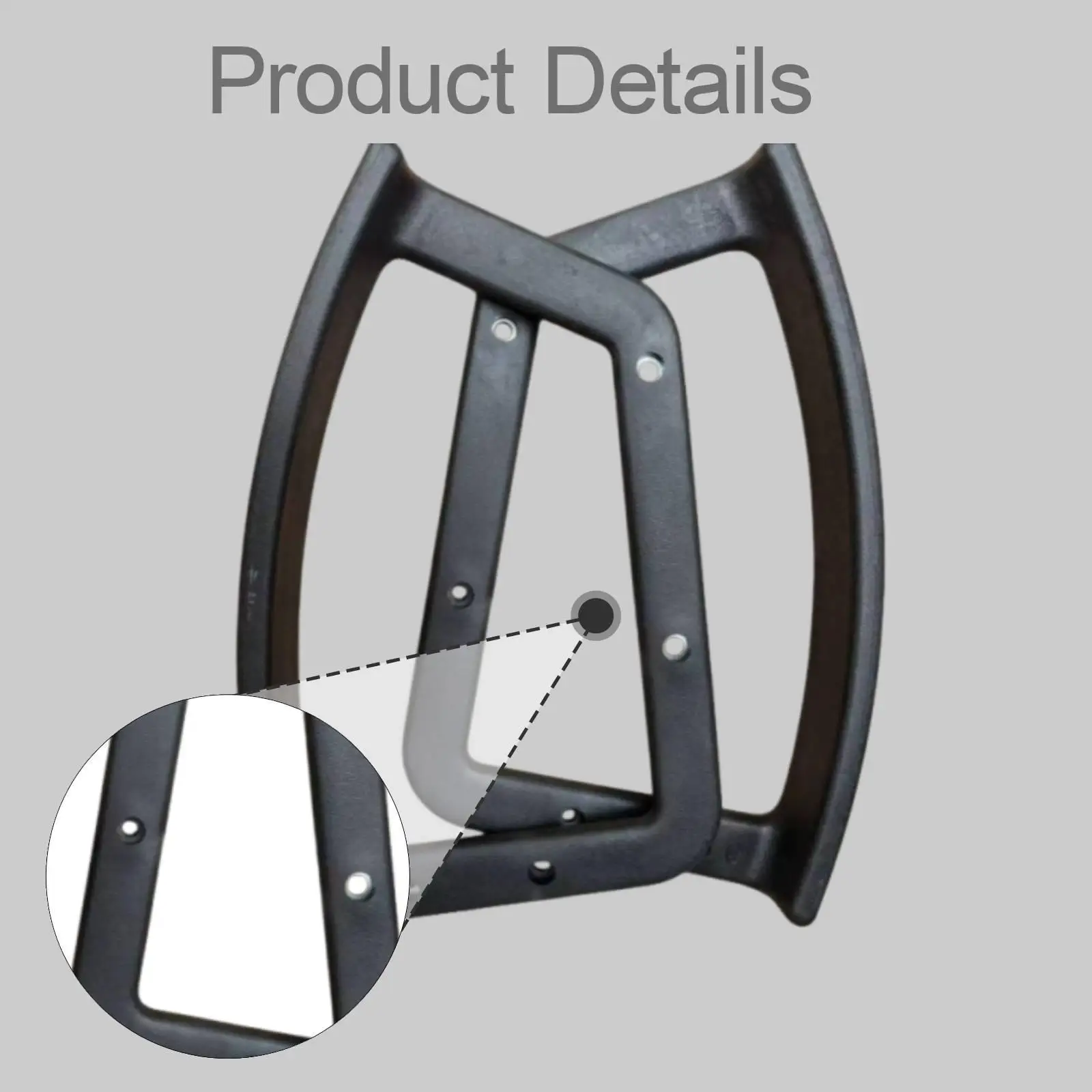 Par de anillos para reposabrazos de silla de oficina: fácil instalación - imagen 4