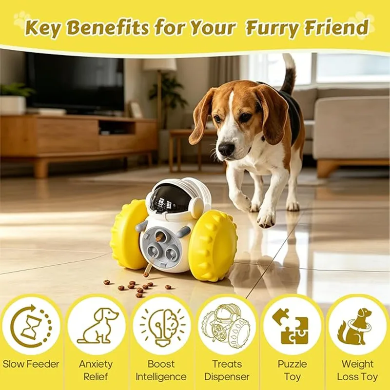 Juguete dispensador interactivo de golosinas para gatos y perros - imagen 3
