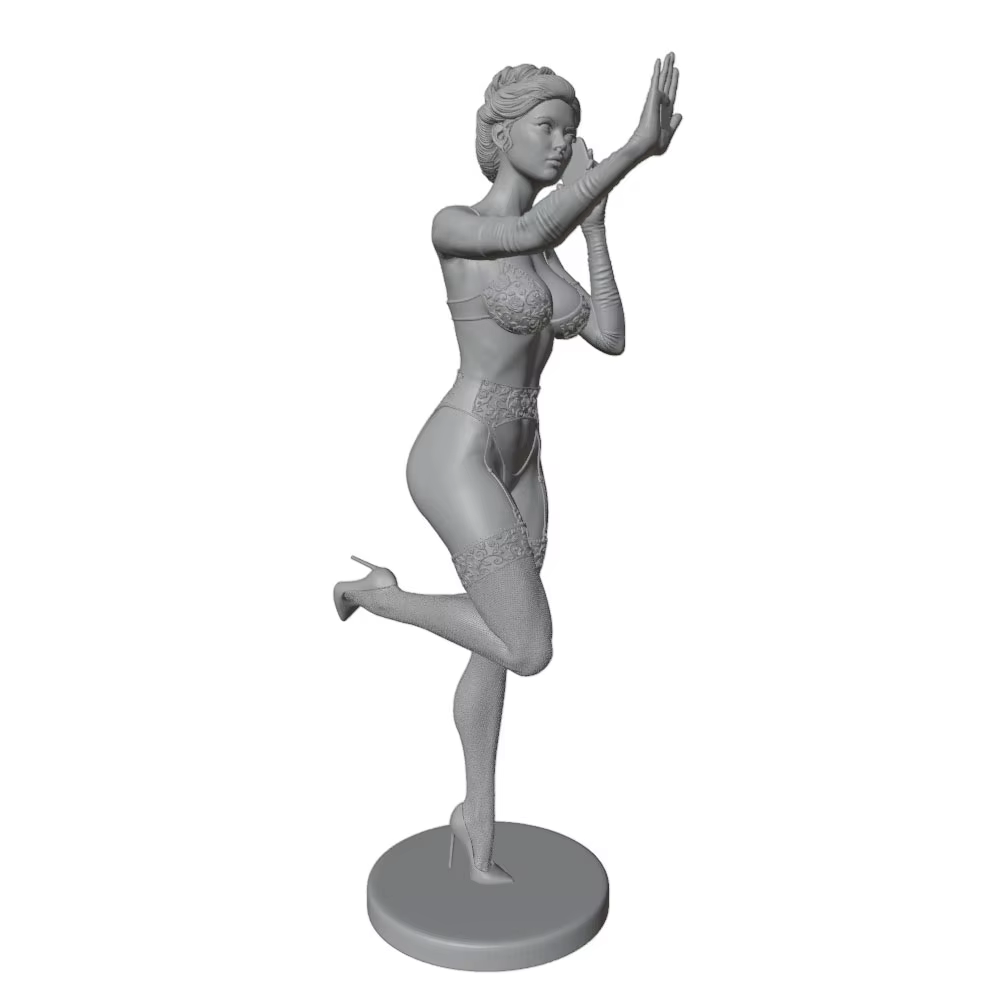Miniatura GK impresa en 3D: modelo gris sin montar ni pintar - imagen 4