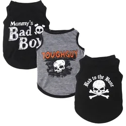 Chaleco Punk Calavera para Gatos y Perros Pequeños – Ropa Verano