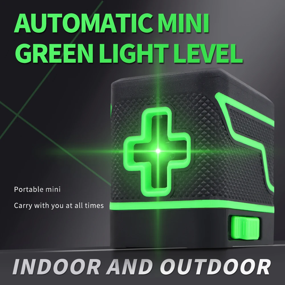 Mini nivel automático láser cruzado
