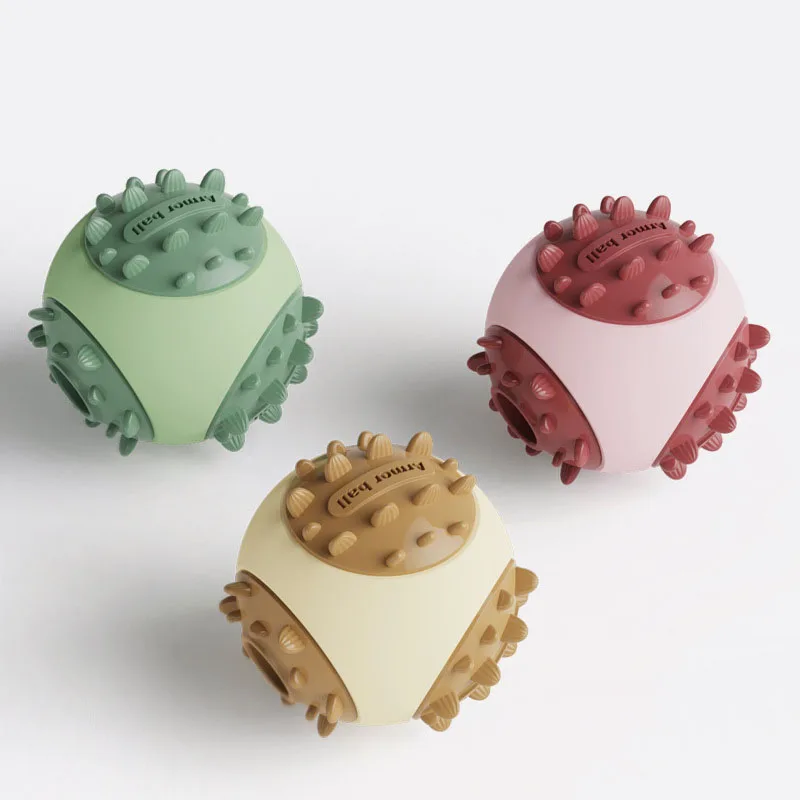 Pelota juguete resistente para perros con dispensador de comida - imagen 5