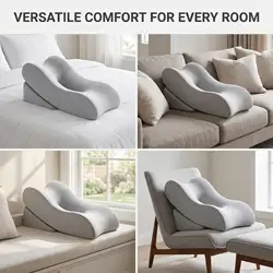 Almohada elevadora para piernas y tobillos, lavable y transpirable