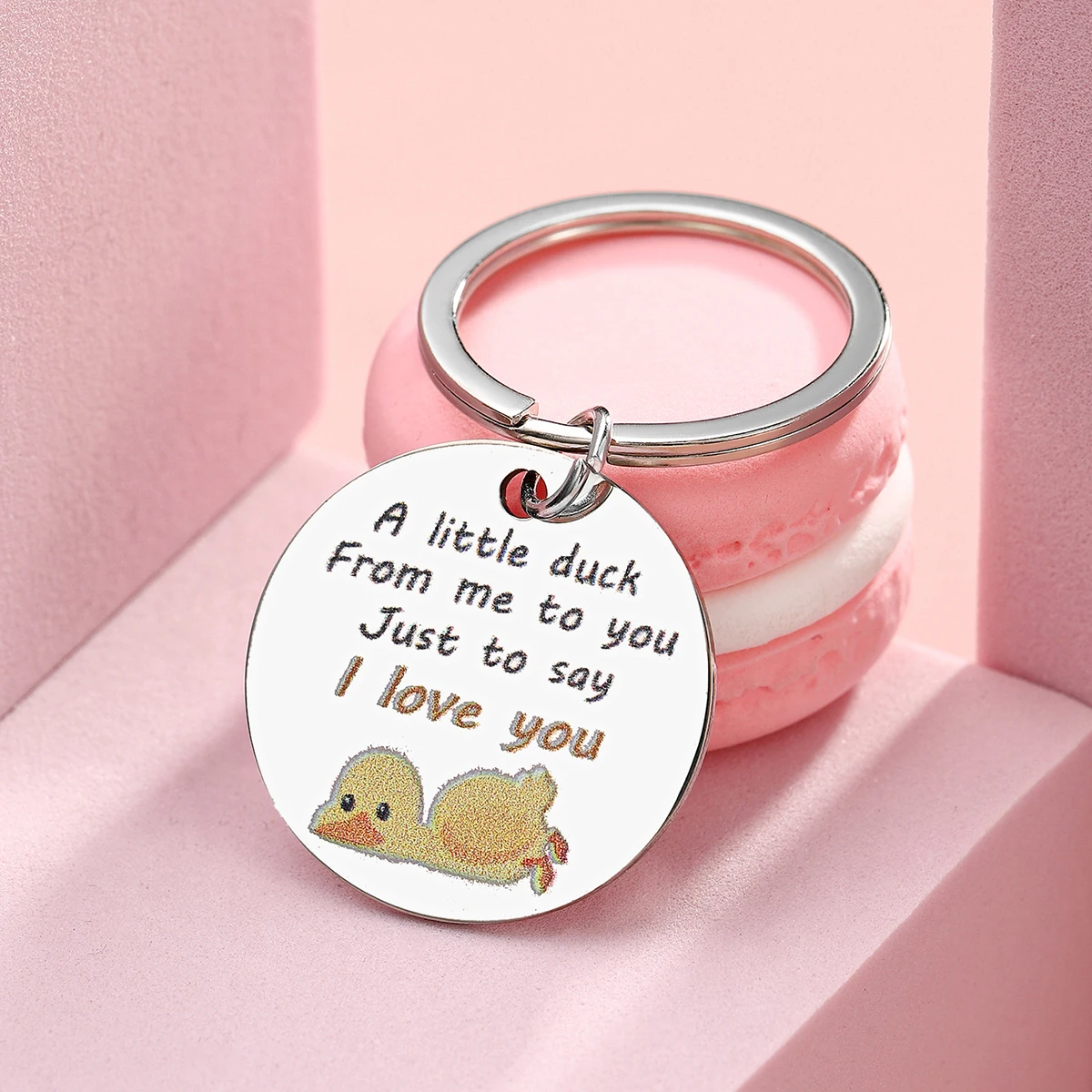 Detalle del llavero Te amo para regalo de pareja