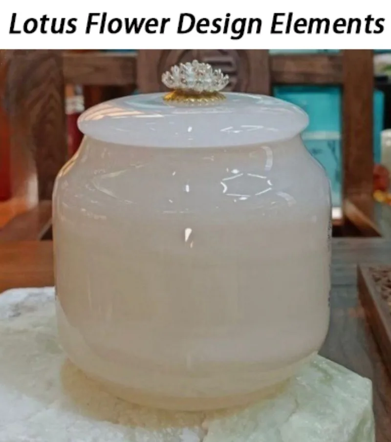 Urna de jade para recordar a mascotas