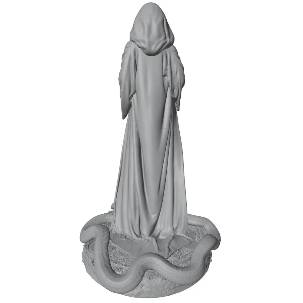 Miniatura modelo GK DIY gris impresa en 3D, sin montar ni pintar - imagen 3