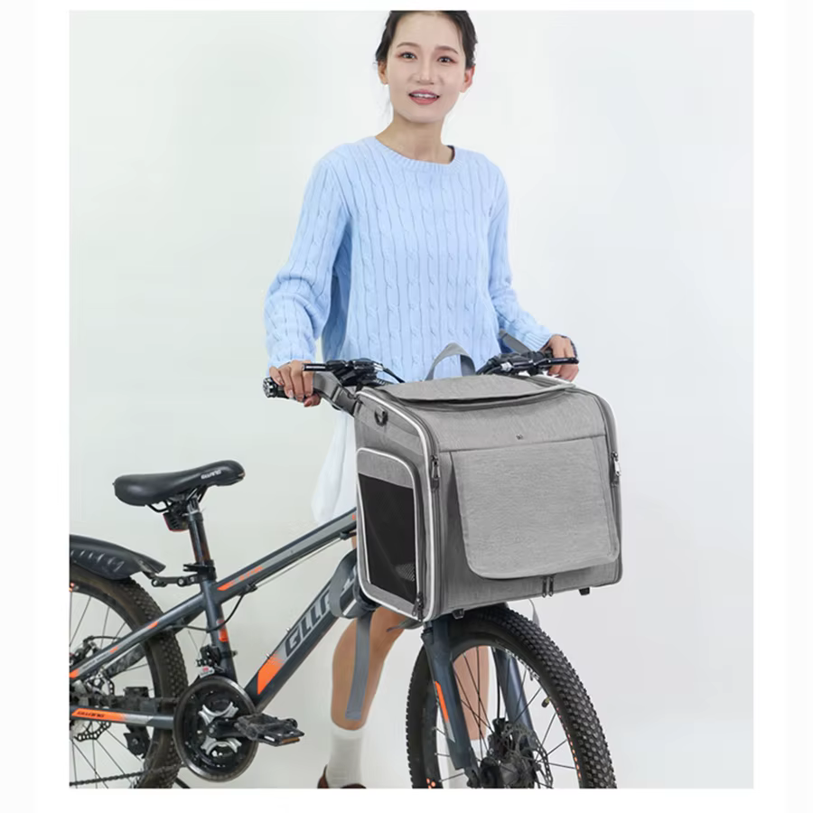 Cesta bici expandible para perro y gato – Transportín plegable