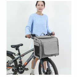 Cesta bici expandible para perro y gato – Transportín plegable