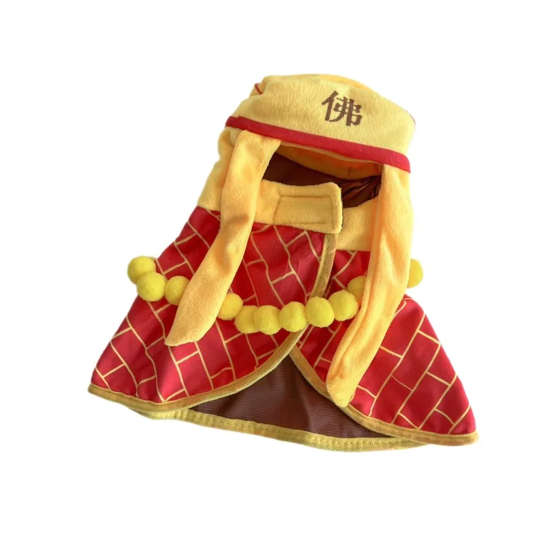 Disfraz navideño con capa y gorro para perros pequeños