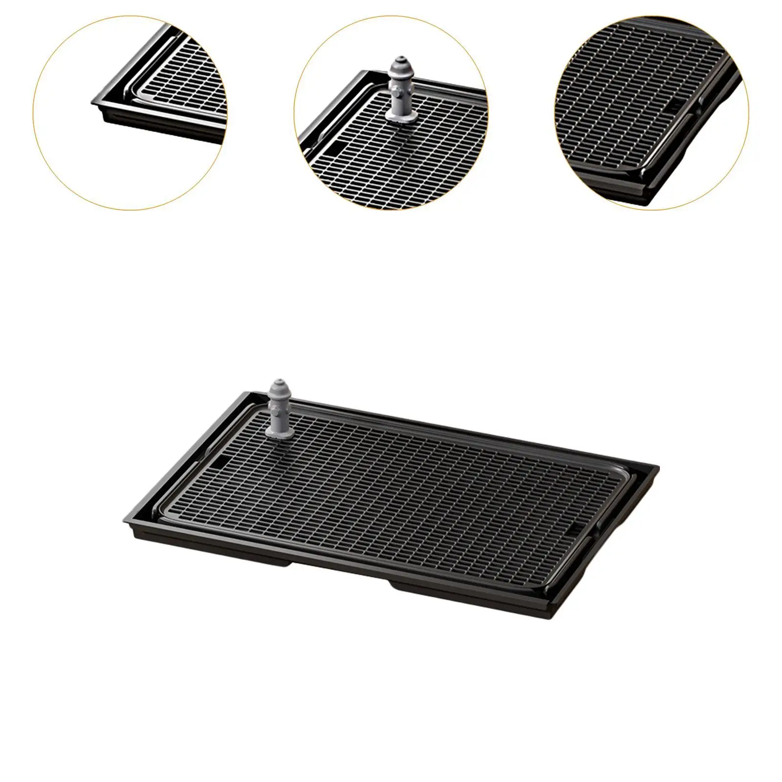 Pee Dog Toilet Mesh Grids Toilet Outdoor Activities Portable Pet Training Pad Holder Potty Tray Litter Tray Bunny Other Pets