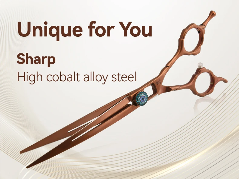 Uso de tijeras curvas en el área de las patas