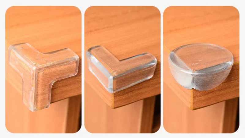 Protector colocado sobre una mesa de melamina