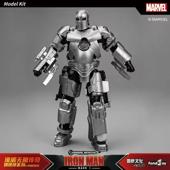 Figura coleccionable Iron Man MK1 1/12 – Decoración escritorio para fans Marvel - imagen 2