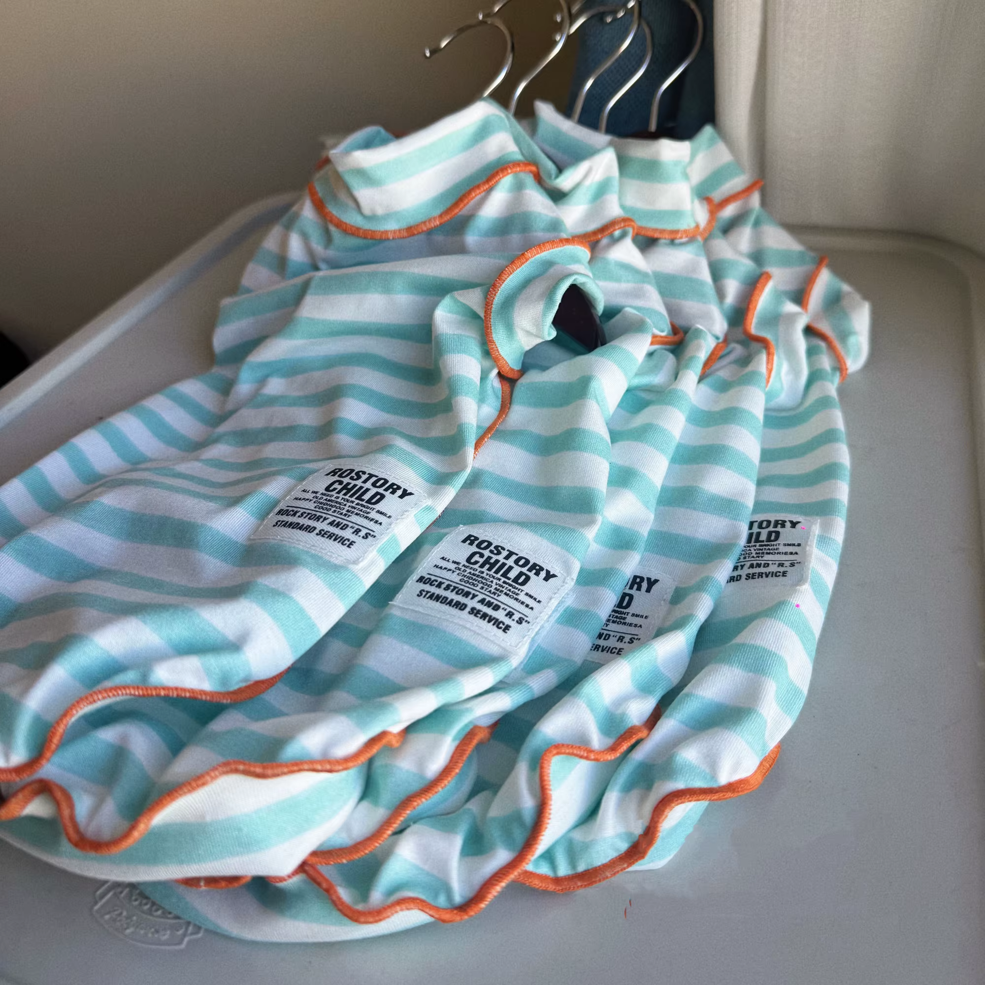 Camiseta algodón rayas para gato Sphynx sin pelo