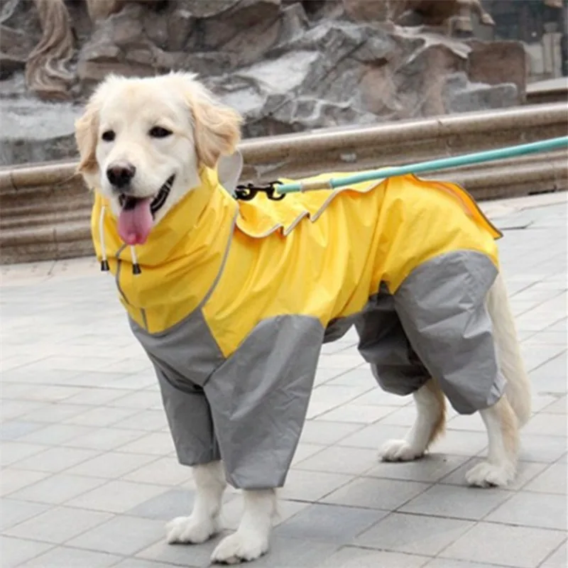 Impermeable para perros con capucha – Chaqueta resistente al agua